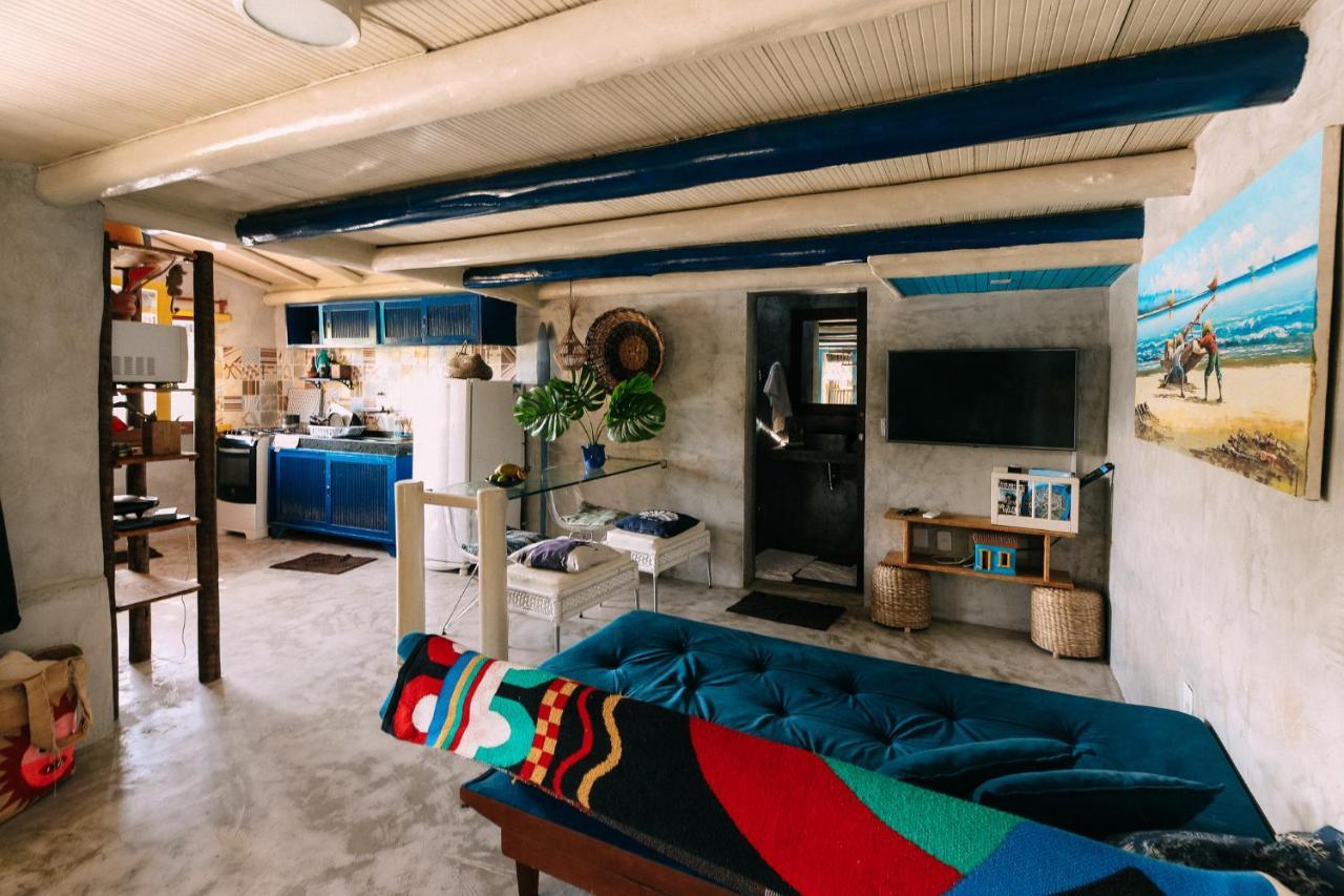 Casinha Azul Caraiva - Casa Completa Na Beira Do Rio别墅 外观 照片