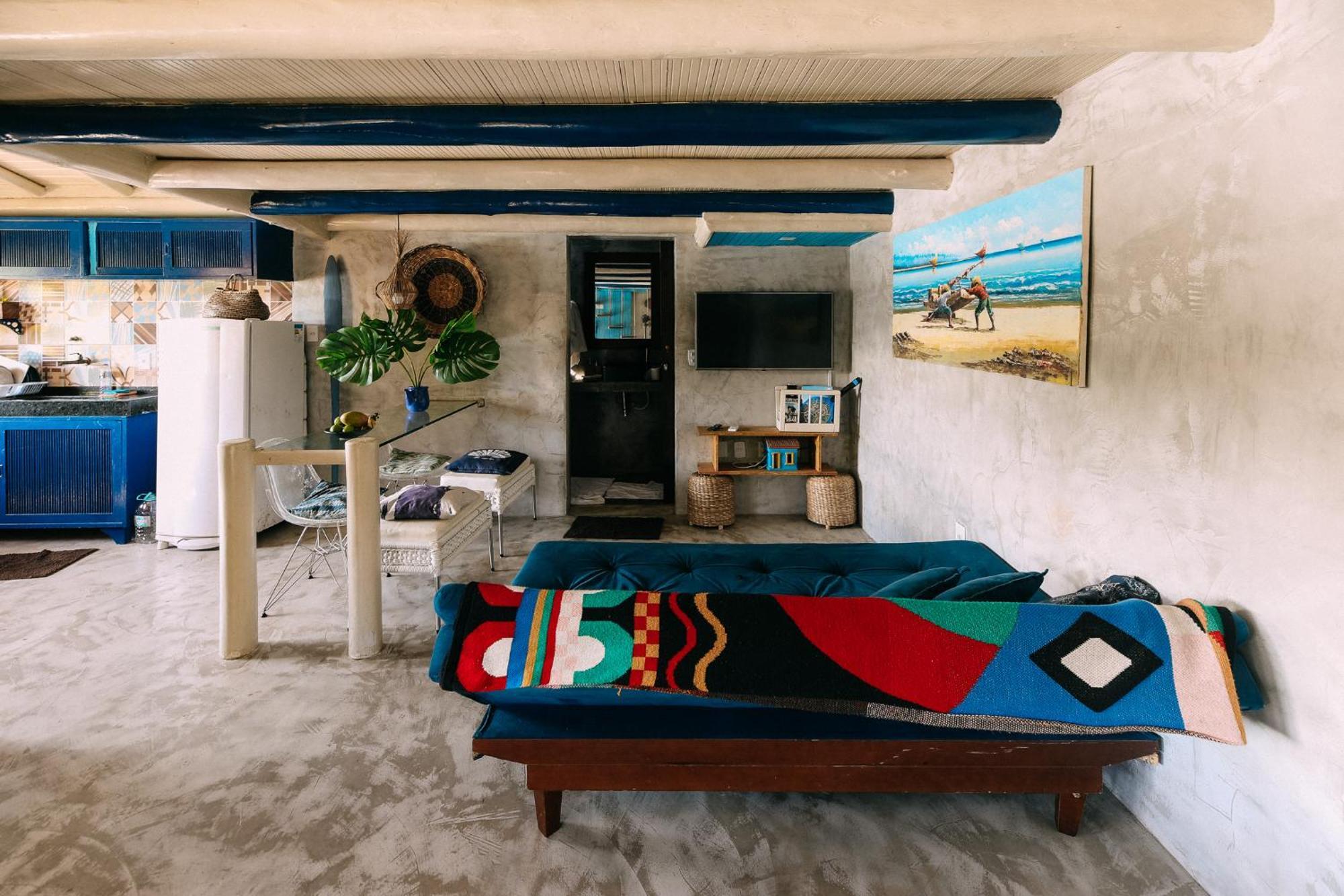 Casinha Azul Caraiva - Casa Completa Na Beira Do Rio别墅 外观 照片